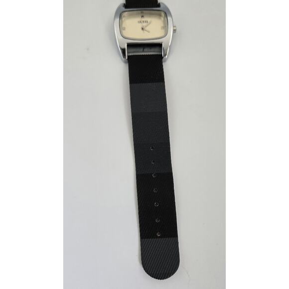Guess Watch with Black and Gray Genuine Leather Band - Picture 2 of 10